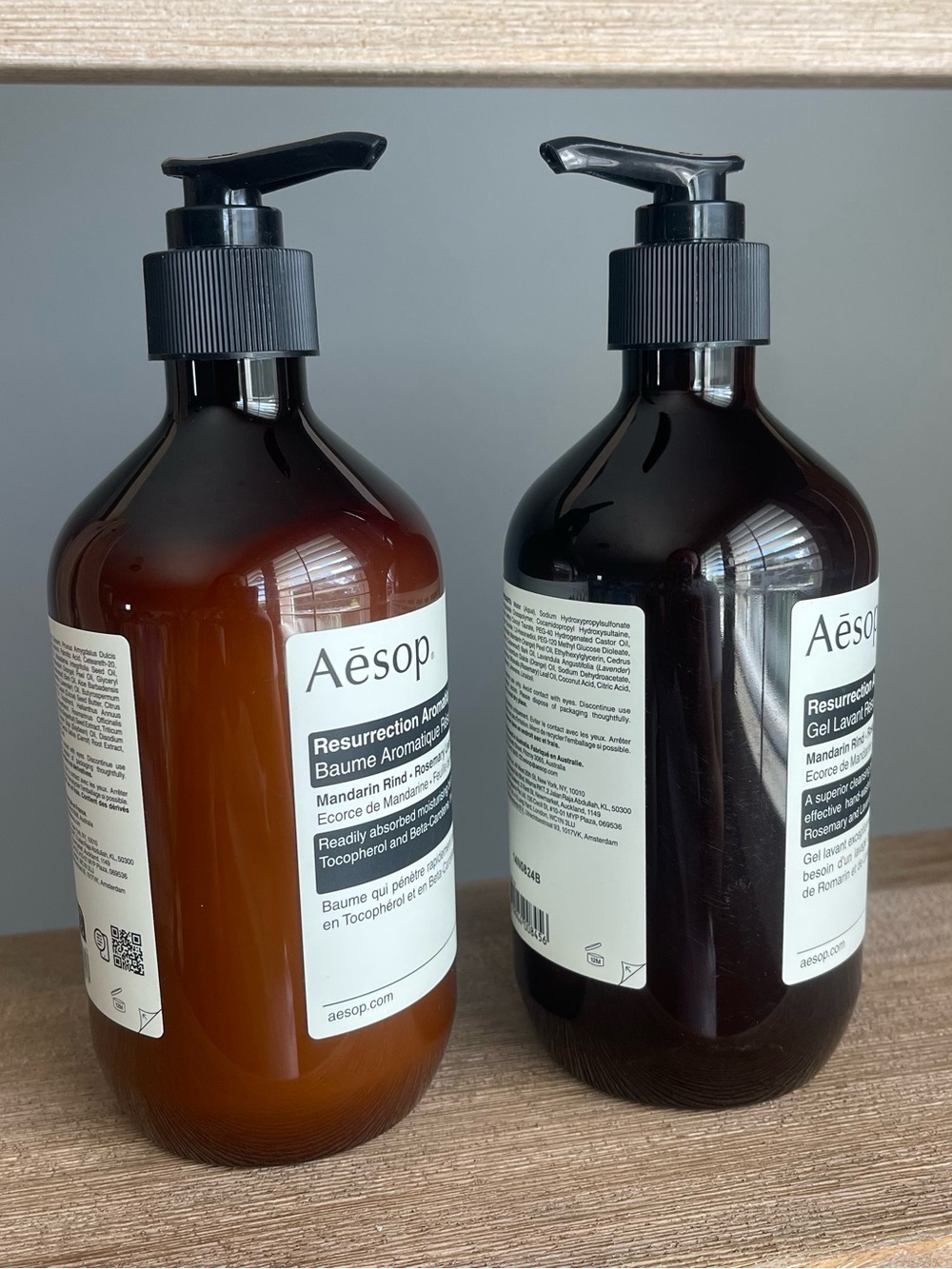 Aesop Resurrection Hand Wash & Balm Set | Citrus & Woody Duo NEW 16.9 Oz Luxury - Picture 5 of 10
